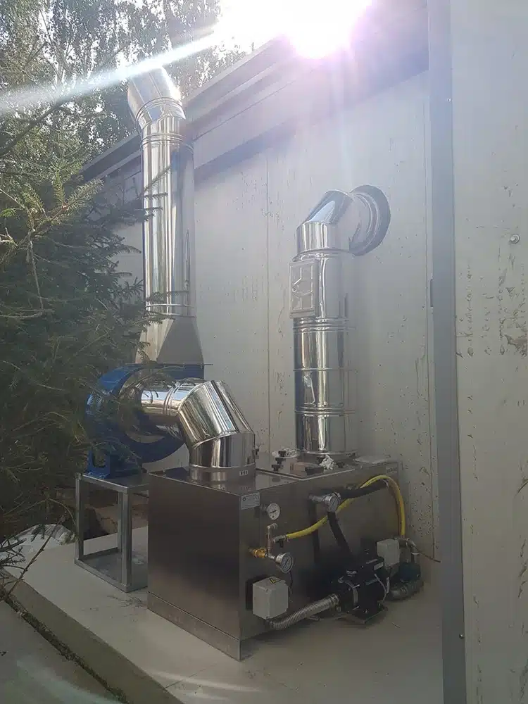 Abbattitore di fuliggine per cucina