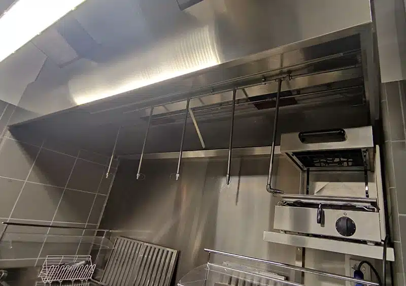 Sistema antincendio per cucine professionisti