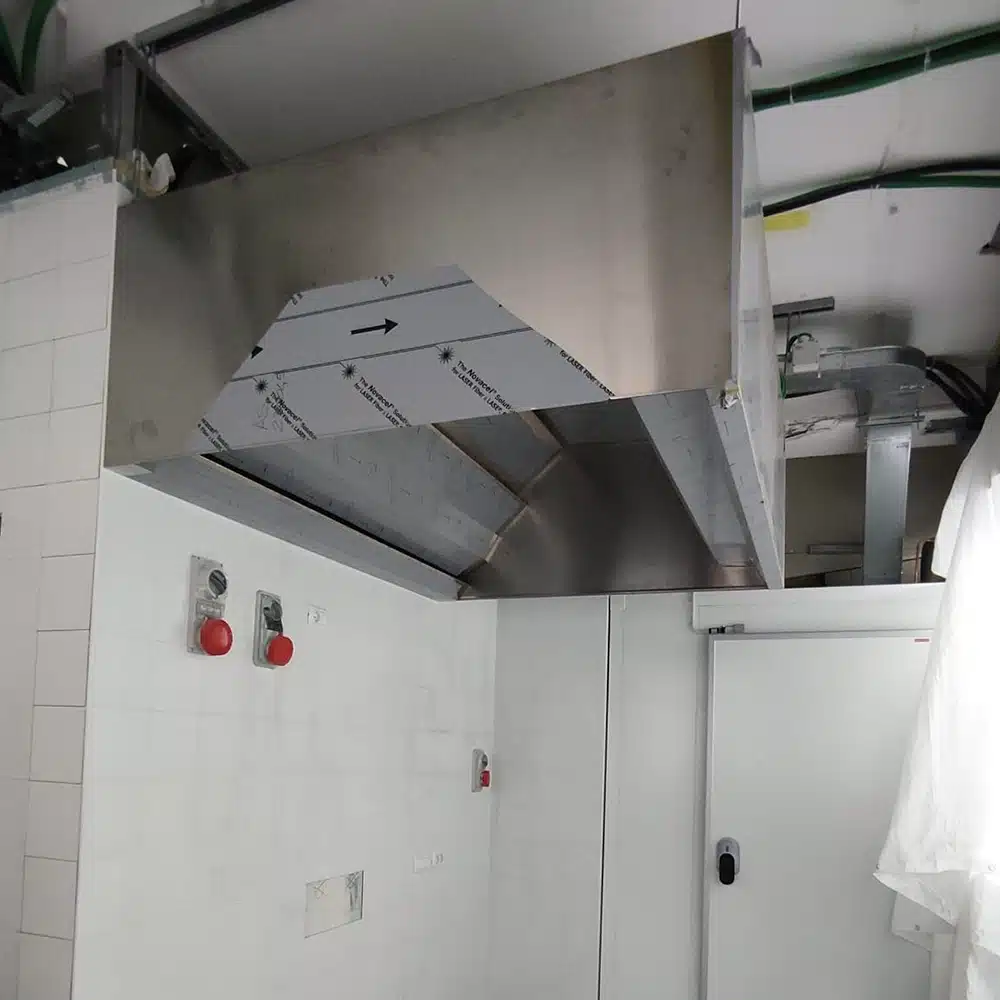 Sistema di aerazione per cucine professionali Sistema di aerazione per cucine professionali